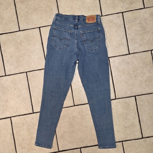 Levi's 721 High Rise Skinny Jeans Size 27 - Picture 5 of 10